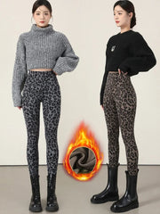 Autumn Winter Thin Velvet Fashion  Leggings Yoga Pants