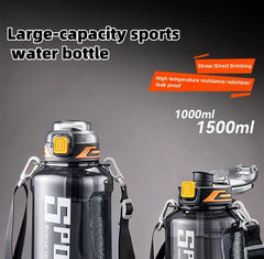 Large Capacity Sports Water Bottle Portable Travel Gym