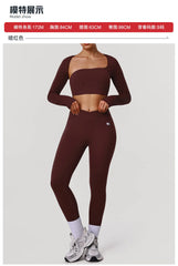 Naked Yoga Sets Women Hollow Leggings Gym Fitness Suits