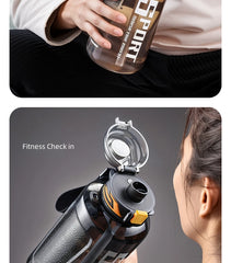 Large Capacity Sports Water Bottle Portable Travel Gym