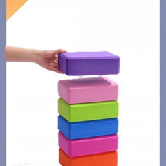 Colored EVA Yoga Block Brick Non-Slip Body Shaping