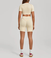 Women's Yoga Sets Sports Fitness Tight Splicing Training Sets