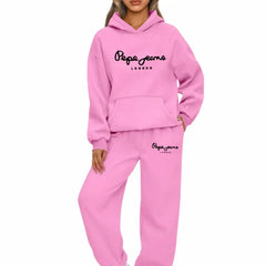 Simple Women's Sleeved Sportswear Sports Hoodie