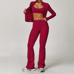 Yoga Suit Sports Set Gym Set Women Tracksuit Yoga Clothing