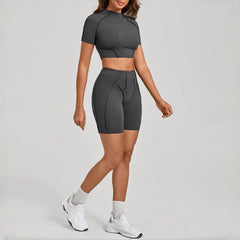 Women's Yoga Sets Sports Fitness Tight Splicing Training Sets