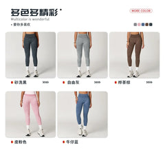 Leggings Sand Washed Yoga Pants Women Push Up Gym