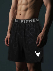 Men'S Athletic Quick Dry Casual Elastic Shorts Set