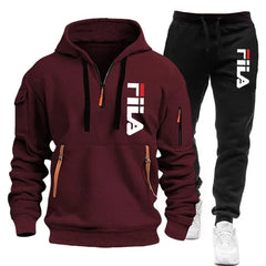 Two sets new fashionable men's sportswear sweatshirt