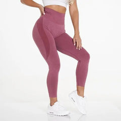 Contour Seamless Leggings Women High Waist Yoga Pants