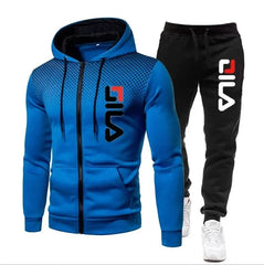 New autumn and winter men's  hoodie + pants set
