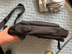 Men's Anti theft Lock Chest Bag with USB Charging Shoulder Strap