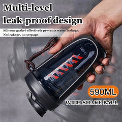 Sports Shaker Bottles with Shaker Ball  Gym Camping