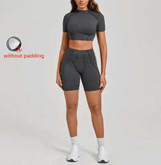 Women's Yoga Sets Sports Fitness Tight Splicing Training Sets