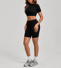 Women's Yoga Sets Sports Fitness Tight Splicing Training Sets