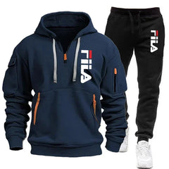 Two sets new fashionable men's sportswear sweatshirt