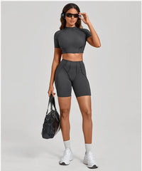 Women's Yoga Sets Sports Fitness Tight Splicing Training Sets