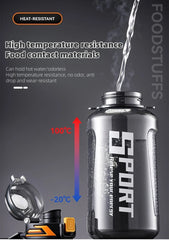 Large Capacity Sports Water Bottle Portable Travel Gym