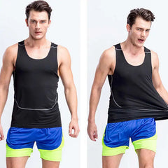 New sports fitness set sports shorts vest Gym Fitness Suits set
