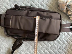 Men's Anti theft Lock Chest Bag with USB Charging Shoulder Strap