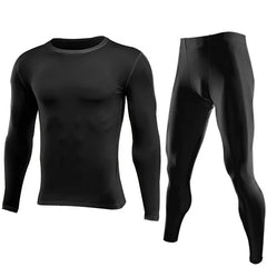 Men Tracksuits GYM Fitness Long Leggings Tights Set
