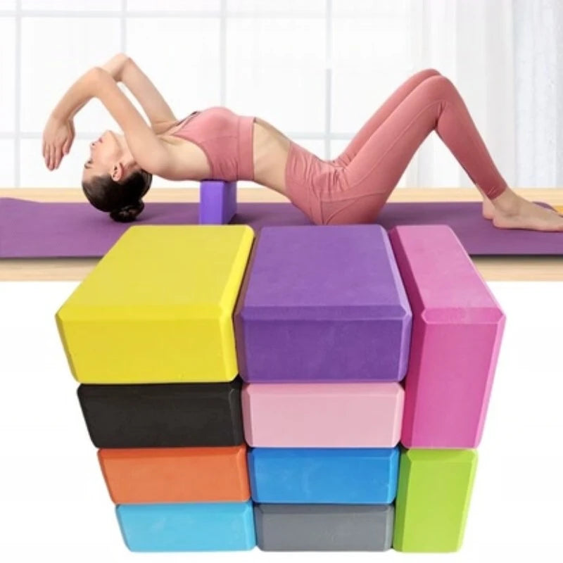 Colored EVA Yoga Block Brick Non-Slip Body Shaping