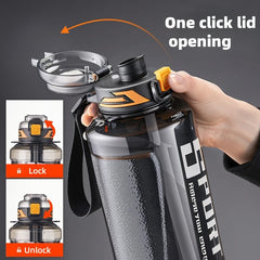 Large Capacity Sports Water Bottle Portable Travel Gym