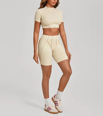 Women's Yoga Sets Sports Fitness Tight Splicing Training Sets