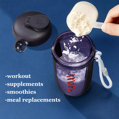 Sports Shaker Bottles with Shaker Ball  Gym Camping