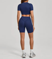 Women's Yoga Sets Sports Fitness Tight Splicing Training Sets