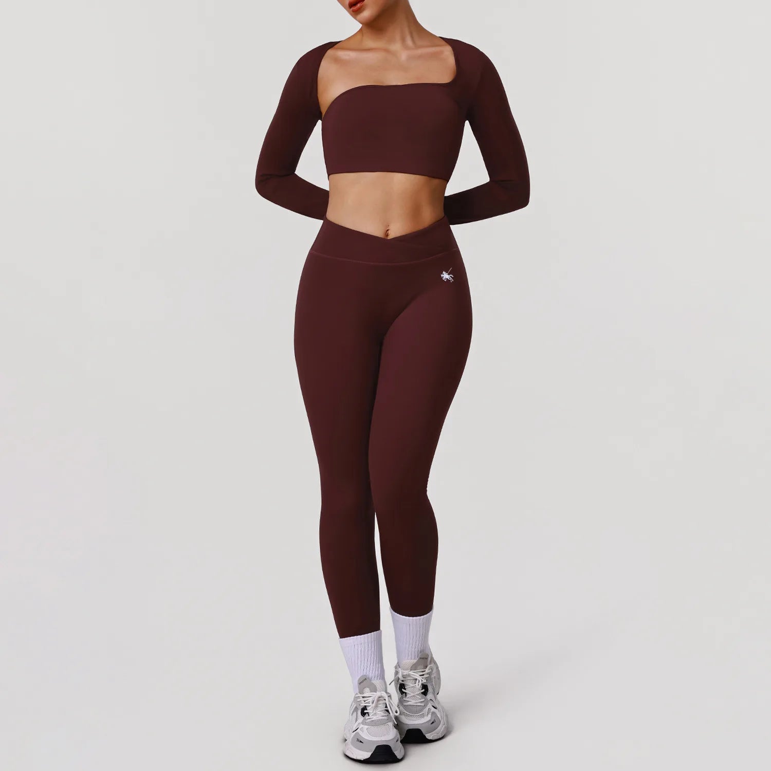 Naked Yoga Sets Women Hollow Leggings Gym Fitness Suits