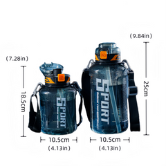 Large Capacity Sports Water Bottle Portable Travel Gym