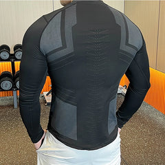 Men Compression Running T-shirt Fitness Tight Shirts