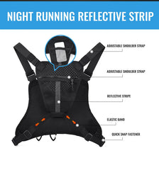 Camping Front Chest Vest  Backpack Running Bag Pack