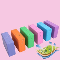 Colored EVA Yoga Block Brick Non-Slip Body Shaping
