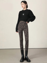 Autumn Winter Thin Velvet Fashion  Leggings Yoga Pants