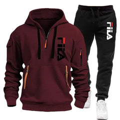 Two sets new fashionable men's sportswear sweatshirt