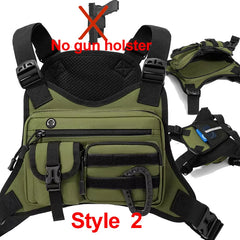 Camping Front Chest Vest  Backpack Running Bag Pack