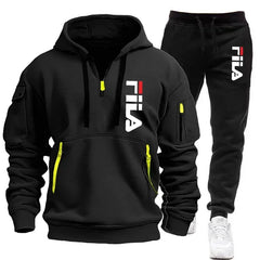 Two sets new fashionable men's sportswear sweatshirt