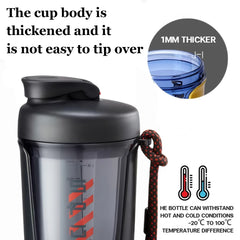 Sports Shaker Bottles with Shaker Ball  Gym Camping