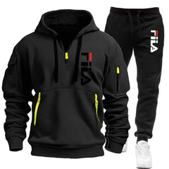 Two sets new fashionable men's sportswear sweatshirt